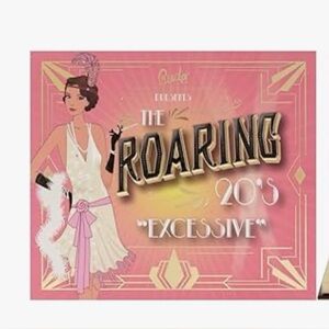 New Pink Roaring 20's eyeshadow palette and lip gloss collection sealed packages